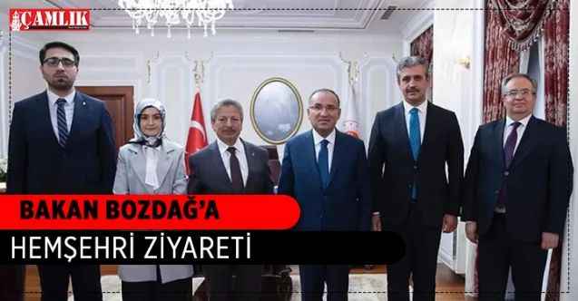 Yozgatlı heyet Adalet Bakanı Bekir Bozdağ'ı ziyaret etti