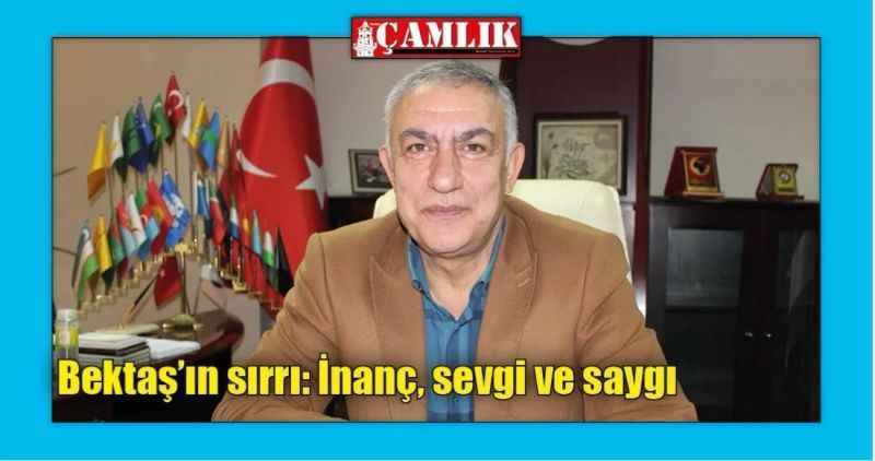'İnanç, sevgi ve saygı'