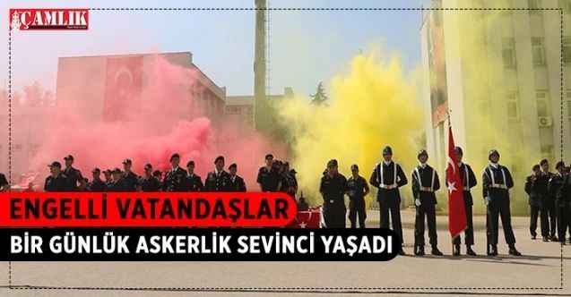 Ankara İl Jandarma Komutanlığı, engelli vatandaşlara bir günlük askerlik sevinci yaşattı