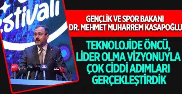 Bakan Kasapoğlu, Gençlik Bilişim Festivali'nin açılış oturumunda konuştu