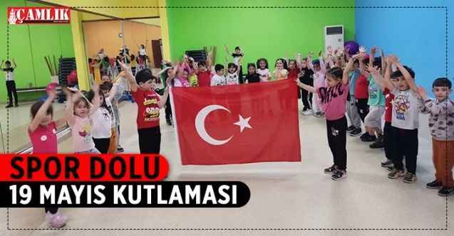 Çocuklar, 19 Mayıs Atatürk’ü Anma, Gençlik ve Spor Bayramının heyecanını spor yaparak kutladı