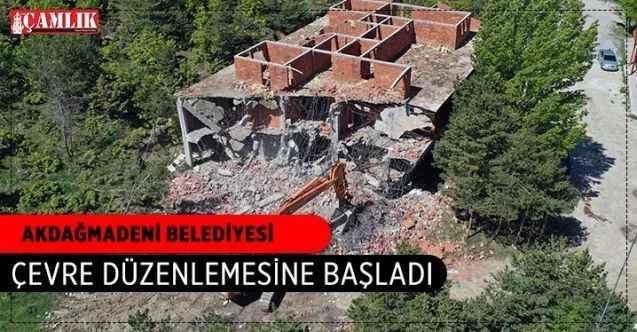 Akdağmadeni Belediyesi'nden Kadıpınarı’na çevre düzenlemesi