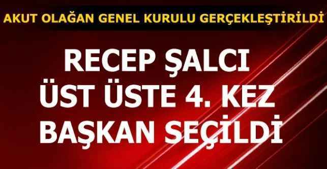 AKUT Olağan Genel Kurulu’nda Recep Şalcı üst üste 4. kez başkan seçildi