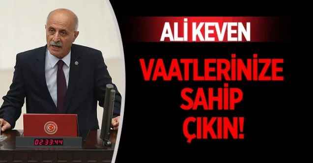 Cumhuriyet Halk Partisi Yozgat Milletvekili Ali Keven, TBMM Genel Kurulunda yaptığı konuşmada Yozgat’a açılması vaat edilen askeri birlik hakkında konuştu