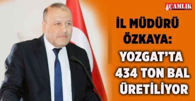 Yozgat Tarım ve Orman İL Müdürü Tanju Özkaya: Yozgat’ta 434 Ton Bal Üretiliyor