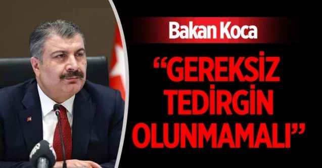 Sağlık Bakanı Fahrettin Koca, basın mensuplarına açıklamalarda bulundu