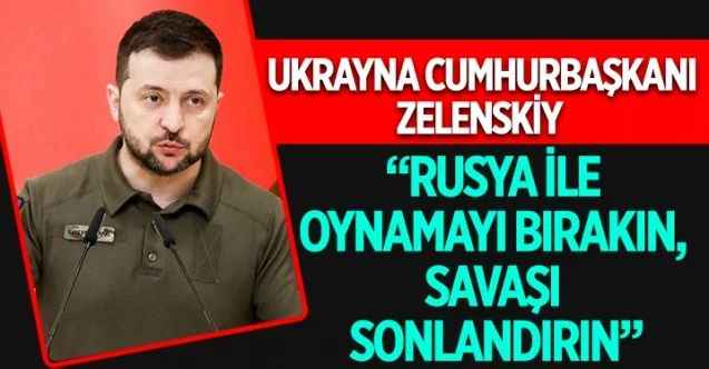 Ukrayna Cumhurbaşkanı Zelensky AB'yi eleştirdi, daha sert yaptırımlar istedi