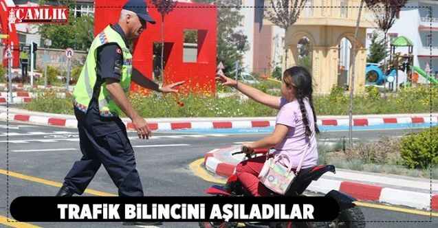 Yozgat İl Jandarma Komutanlığı çocuklara Trafik bilincini aşıladılar