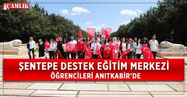 Şentepe Destek Eğitim Merkezi’nde LGS’ye hazırlanan 8’inci sınıf öğrencileri, Anıtkabir’i ziyaret etti