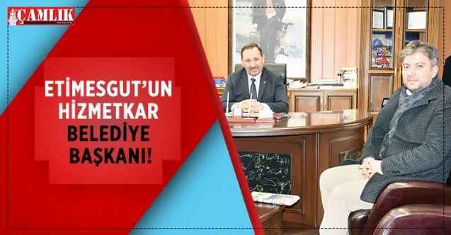 Çamlık Medya Genel Yayın Yönetmeni Tarık Yılmaz, Etimesgut Belediye Başkanı Enver Demirel’i makamında ziyaret etti