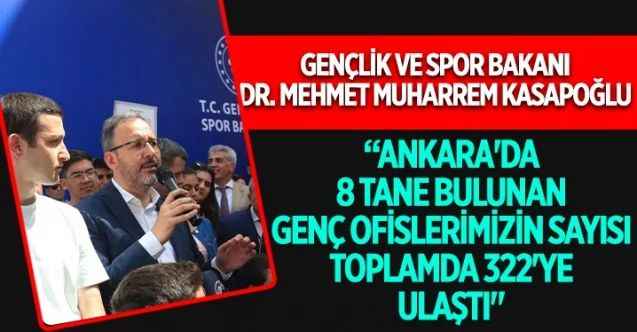 Bakan Kasapoğlu, Genç Ofis’in Açılış Törenine Katıldı