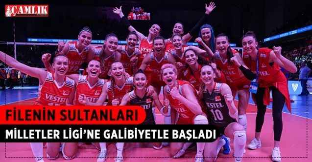 A Milli Kadın Voleybol Takımımız, 2022 FIVB Milletler Ligi’ne galibiyetle başladı