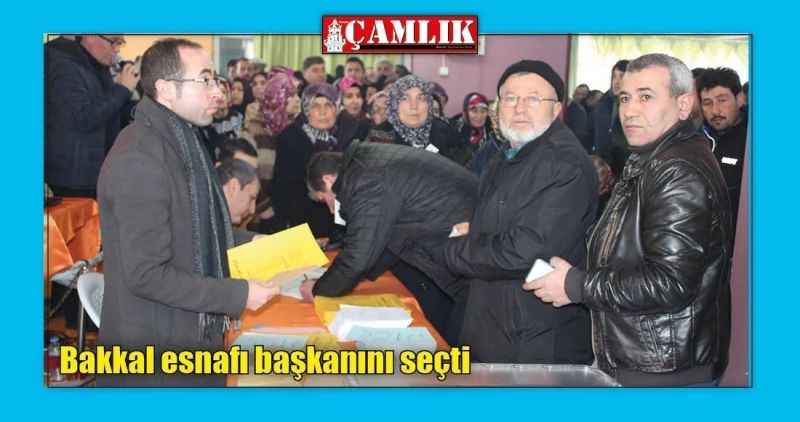 Bakkal esnafı başkanını seçti
