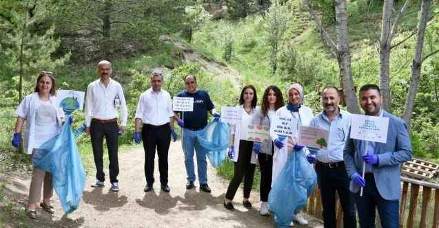 Yozgat Şehir Hastanesi, Çamlık Milli Parkı’nda temizlik yaptı