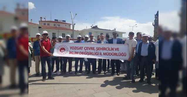 Çevre Şehircilik ve İklim Değişikliği Müdürlüğü tarafından Türkiye Çevre Haftası dolayısıyla Yozgat’ta da yürüyüş düzenlendi
