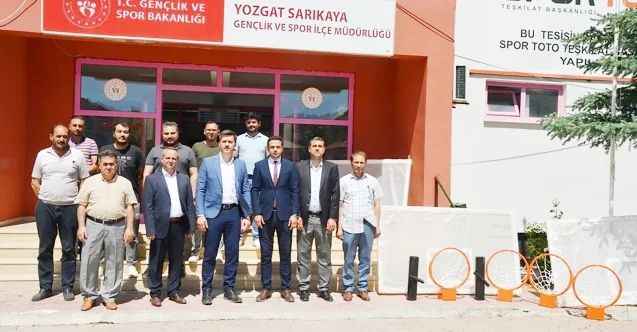 Gençlik ve Spor Bakanlığından Yozgat’a malzeme desteği