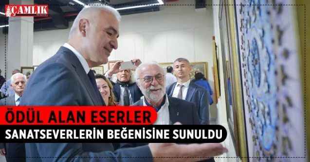 21. Devlet Türk Sanatları Yarışmasında ödül alan eserler, sanatseverlerin beğenisine sunuldu