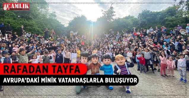 YTB Rafadan Tayfa'nın Sevilen Kahramanlarını Avrupa’daki Minik Vatandaşlarla Buluşturuyor