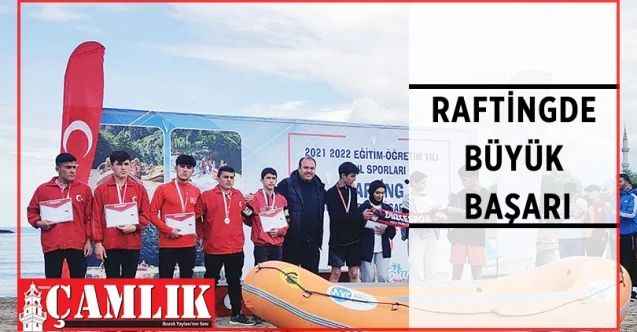 Okul Sporları kapsamında düzenlenen Rafting Bölge Şampiyonası sona erdi