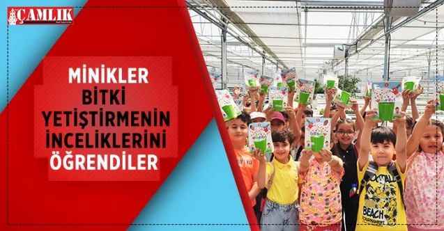 Ovacık Mahallesi’nde hizmet veren modern ve akıllı sera Mamak 75. Yıl İlkokulu öğrencilerini misafir etti