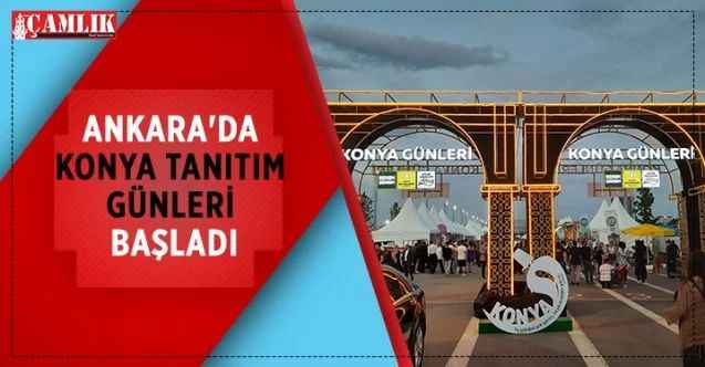Konya Tanıtım Günleri, Başkent Millet Bahçesi'nde başladı