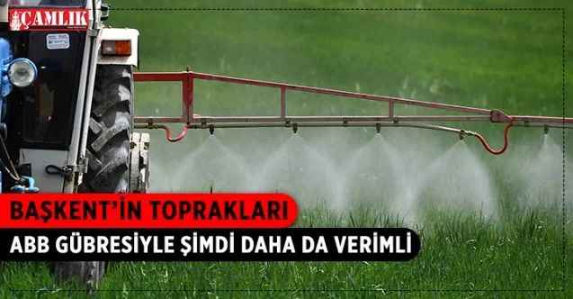 BelPlas AŞ tarafından üretilen sıvı organik gübre, Başkentli çiftçilerden yoğun talep görüyor