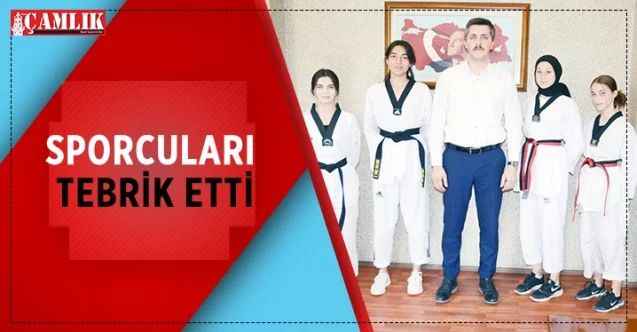 Sarıkaya Kaymakamı Samet Serin, Taekwondo sporcularını ağırladı