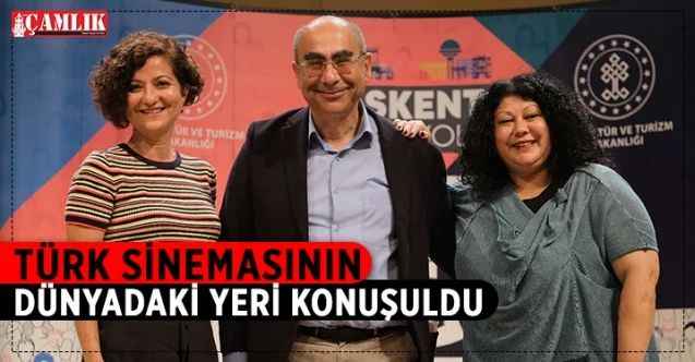 Başkent Kültür Yolu Festivali kapsamında düzenlenen Sinema Söyleşileri’nin konukları Derviş Zaim, Gülin Üstün Oldu