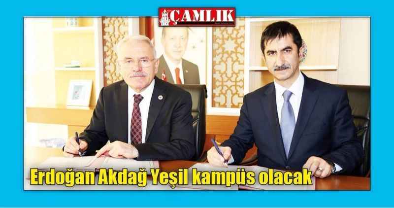 Erdoğan Akdağ Yeşil kampüs olacak