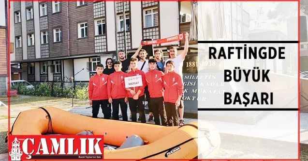 Okul Sporları kapsamında düzenlenen Rafting Türkiye Şampiyonasını tamamlandı