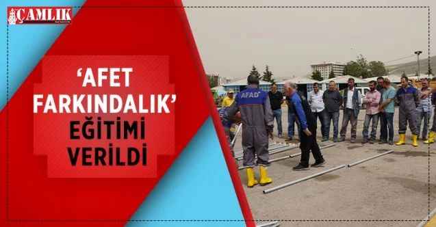 Keçiören Belediyesi ile AFAD iş birliğinde belediye personeline yönelik "Afet Farkındalık" eğitimi düzenlendi