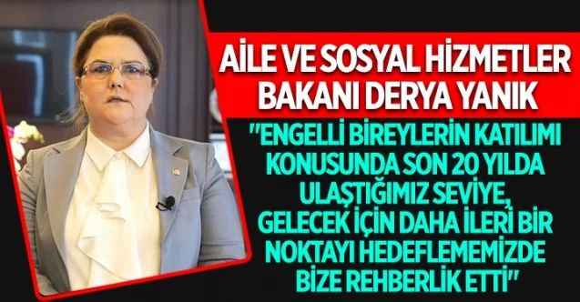 Aile ve Sosyal Hizmetler Bakanı Derya Yanık, Engellilerin Haklarına İlişkin Sözleşme’nin 15. Taraf Devletler Konferansı’na Video Mesajla Katıldı
