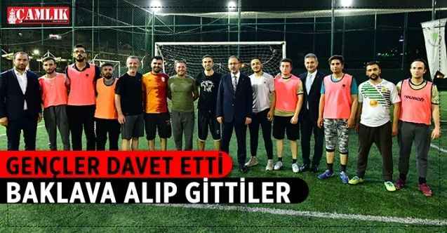 Gençlik ve Spor Bakanı Mehmet Kasapoğlu ve Mamak Belediye Başkanı Murat Köse gençlerin davetini kırmadı