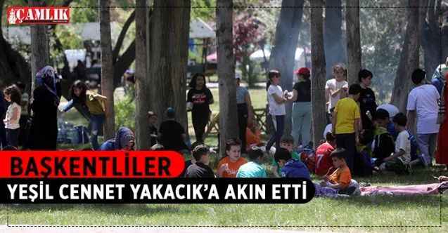 Yenimahalle Belediyesi Yakacık Mesire Alanı, başkent sakinleri tarafından yoğun ilgi görüyor