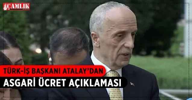 Cumhurbaşkanı Recep Tayyip Erdoğan, TÜRK-İŞ Genel Başkanı Ergün Atalay’ı AK Parti Genel Merkezi’nde kabul etti