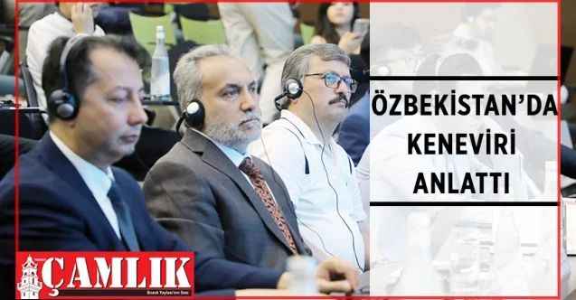 Yozgat Bozok Üniversitesi Rektörü Prof. Dr. Ahmet Karadağ, Özbekistan’da keneviri anlattı