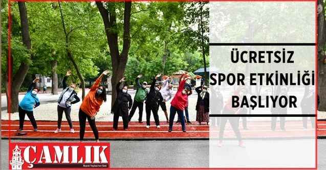 Ücretsiz spor etkinliği Başkentlilerden gelen yoğun talep üzerine yeniden başlıyor