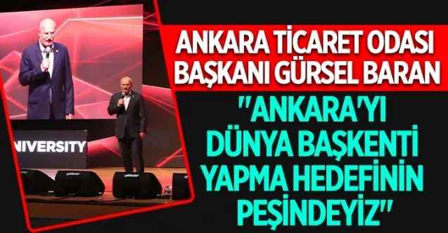 ATO Başkanı Gürsel Baran, TEDx açılışında konuştu