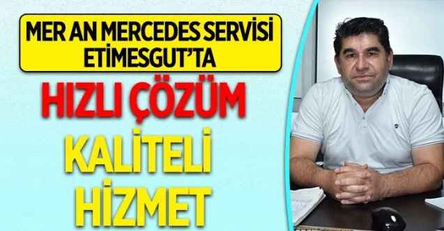 Ankara'nın Etimesgut ilçesinde yer alan Mer An Motorlu Araçlar Mercedes servisi 2 bin metrekare kapalı alanda müşterilerine hizmet veriyor
