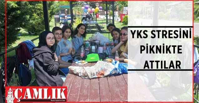 Tepebaşı Kurs Merkezi öğrencileri YKS sonrası düzenlenen piknik etkinliği ile stres attı