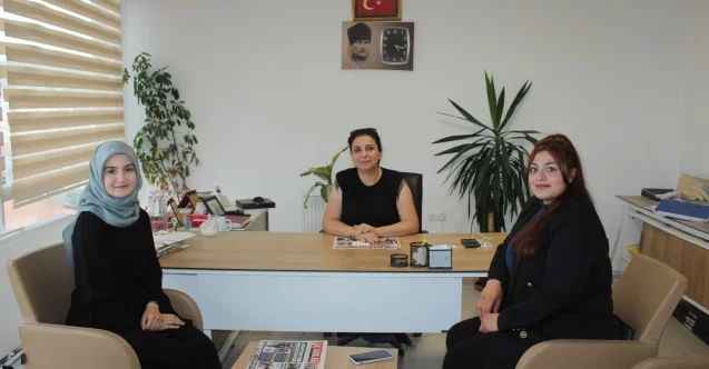 Yozgat AK Parti Kadın Kolları Başkanı Erva Kevser Yurtlu, gazetemizi ziyaret etti