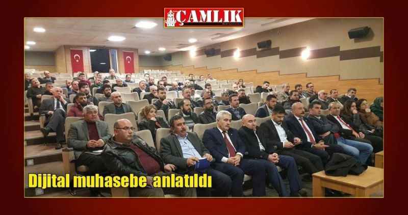 Dijital muhasebe  anlatıldı