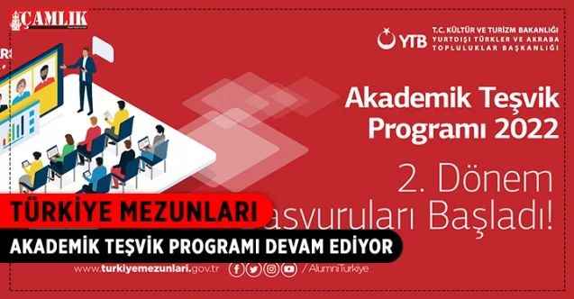 YTB, Türkiye Mezunları Akademik Teşvik Programı 2022 ikinci başvuru dönemi devam ediyor