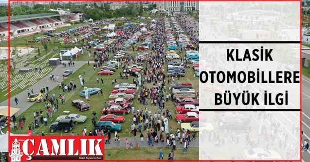 Türkiye'nin en büyük "Klasik Otomobil Festivali", Başkent Millet Bahçesi'nde gerçekleştirildi