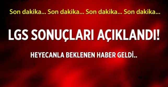 LGS Kapsamında Merkezî Sınav Sonuçları Açıklandı
