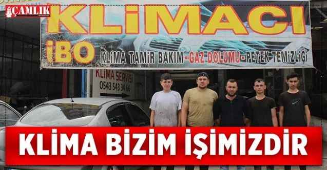 Sorgun'da klimaların bakım ve onarımını yapıyor