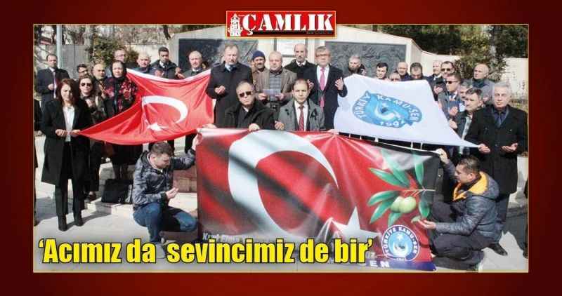 'Acımız da  sevincimiz de bir'
