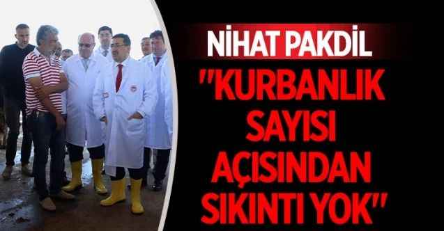 Tarım ve Orman Bakan Yardımcısı Nihat Pakdil, Gölbaşı Belediyesi Kurban Satış ve Kesimhane yerini gezdi