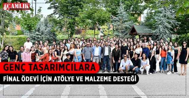 Ankara Büyükşehir Belediyesi’nden genç tasarımcılara final ödevi için atölye ve malzeme desteği