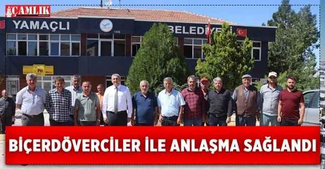Başkan Altıntaş, Biçerdöverciler ile anlaştılar